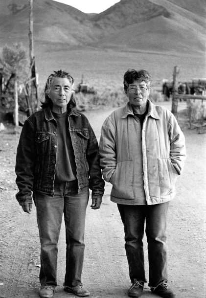 Mary and Carrie Dann, Western ShoshoneCrescent Valley, Nevada, 1992